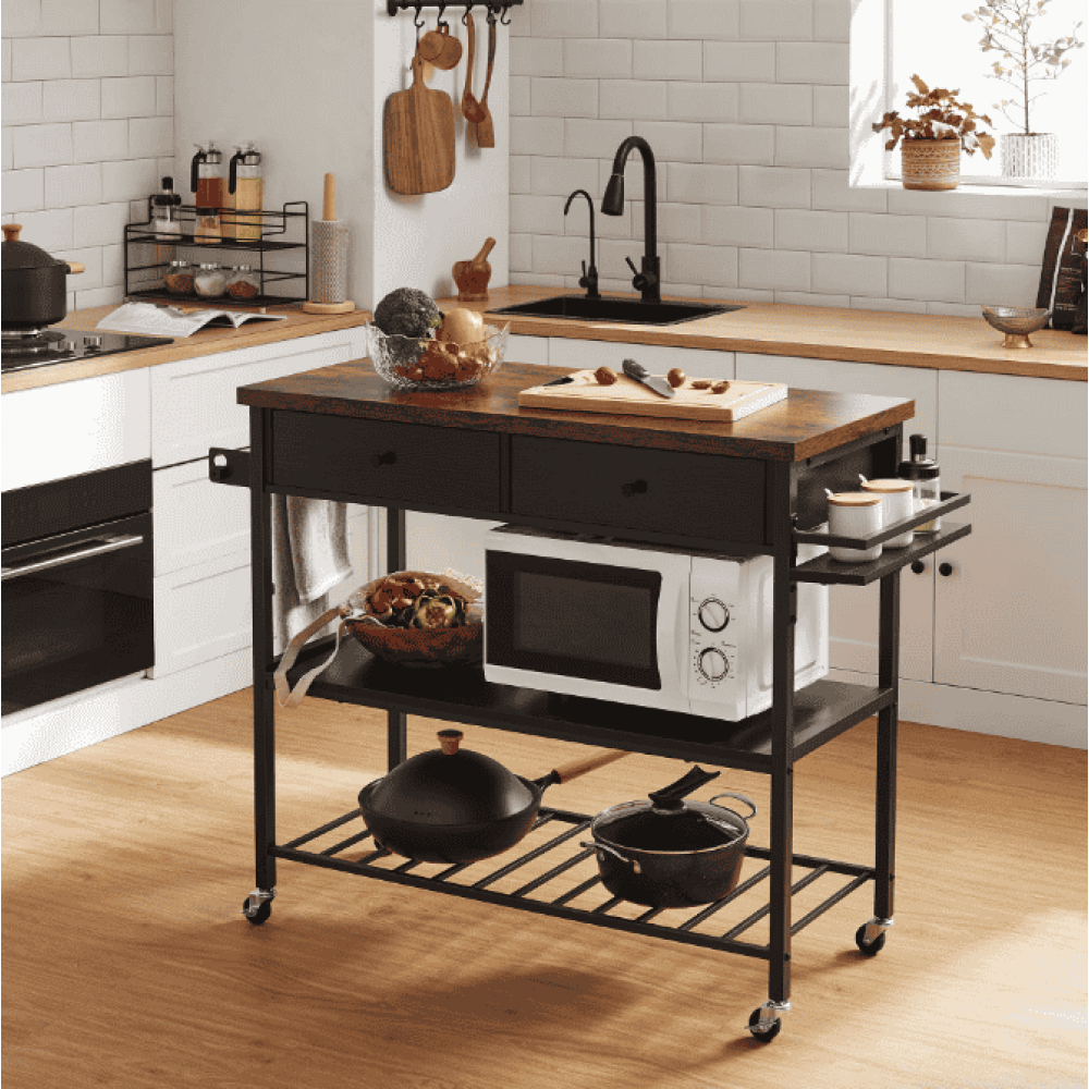 Стеллаж тележка Leobert Cosmo кухонная в стиле Loft