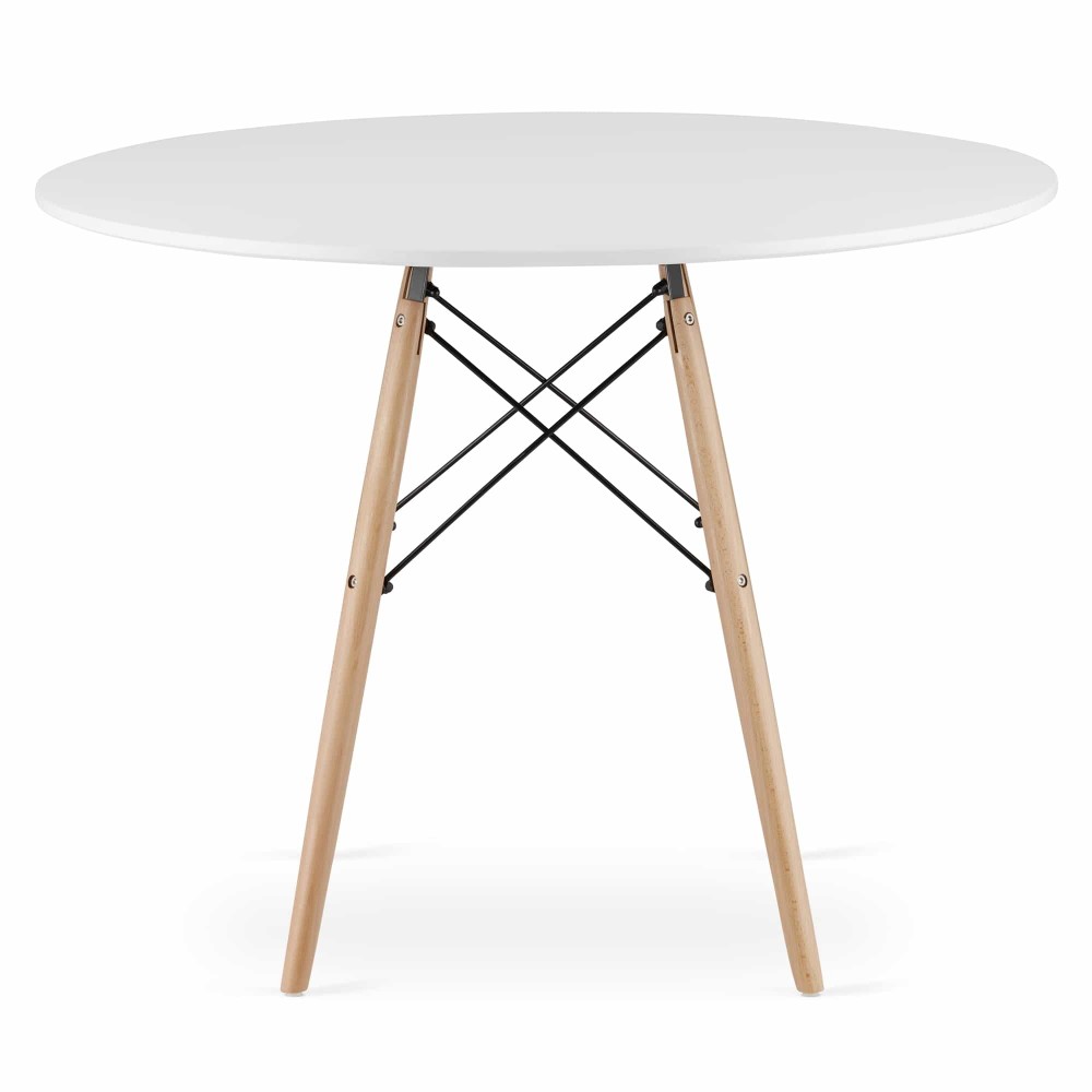 Стіл круглий Leobert Todi 100 см білий