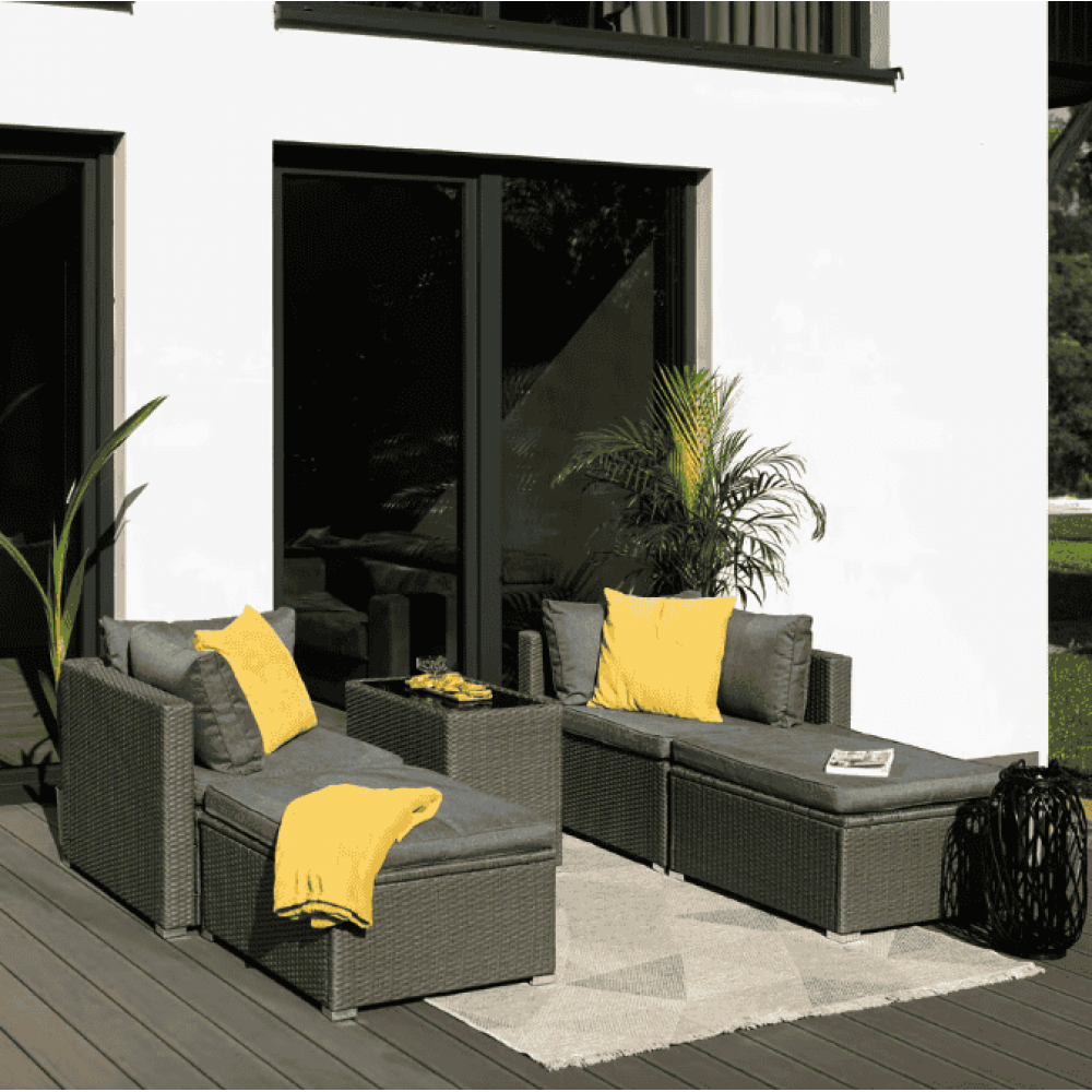 Комплект садових меблів Di Volio Alzano сірий