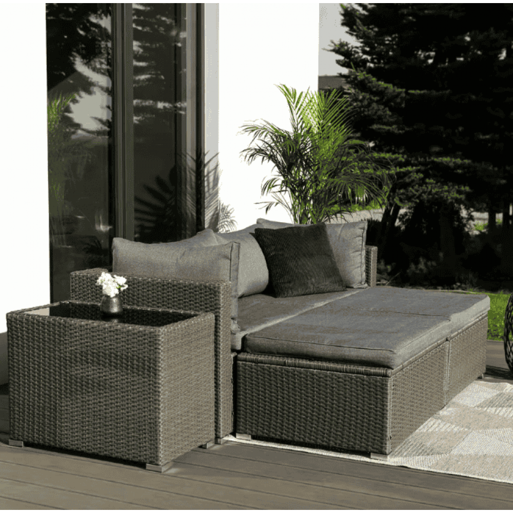 Комплект садових меблів Di Volio Alzano сірий