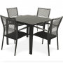 Комплект садовой мебели Di Volio Carineo 4+1 серый