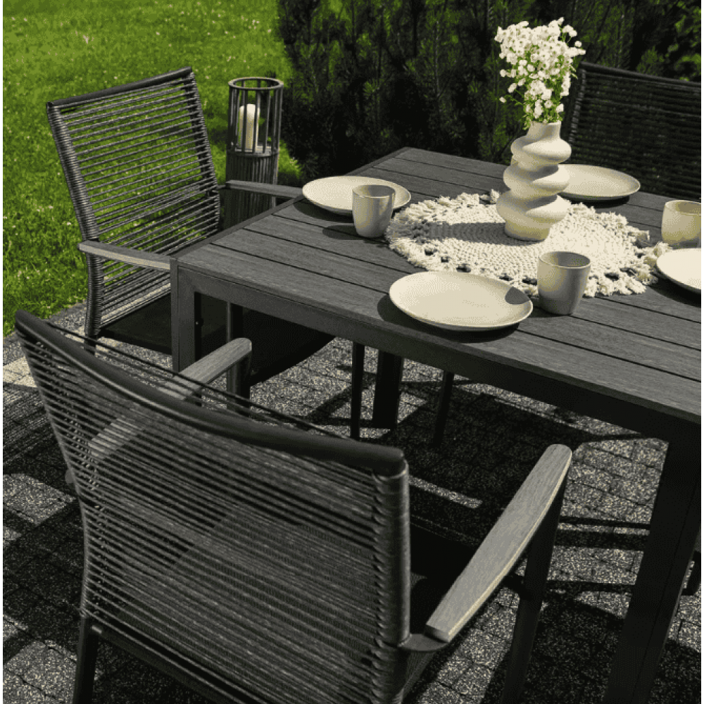 Комплект садовой мебели Di Volio Carineo 4+1 серый