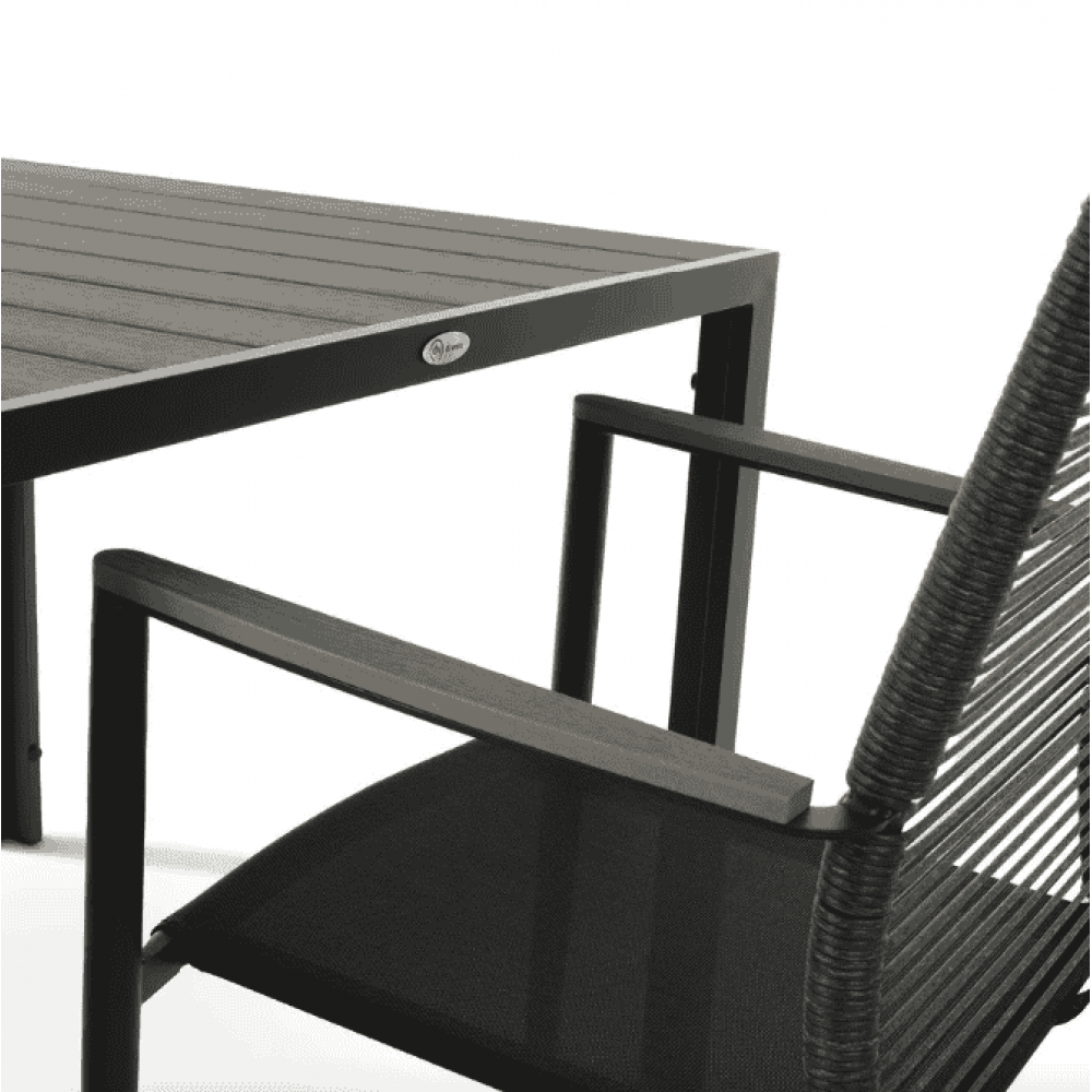 Комплект садовой мебели Di Volio Carineo 4+1 серый