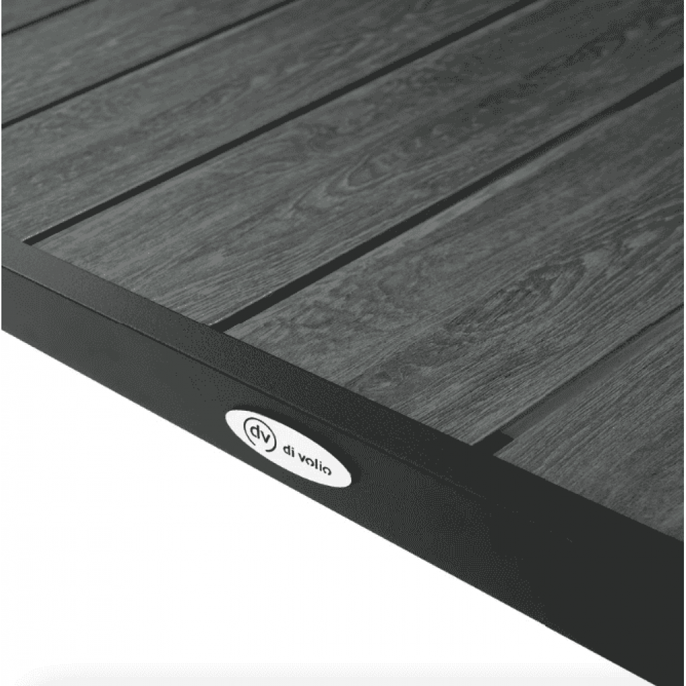 Стол Di Volio Pesaro 90см серый