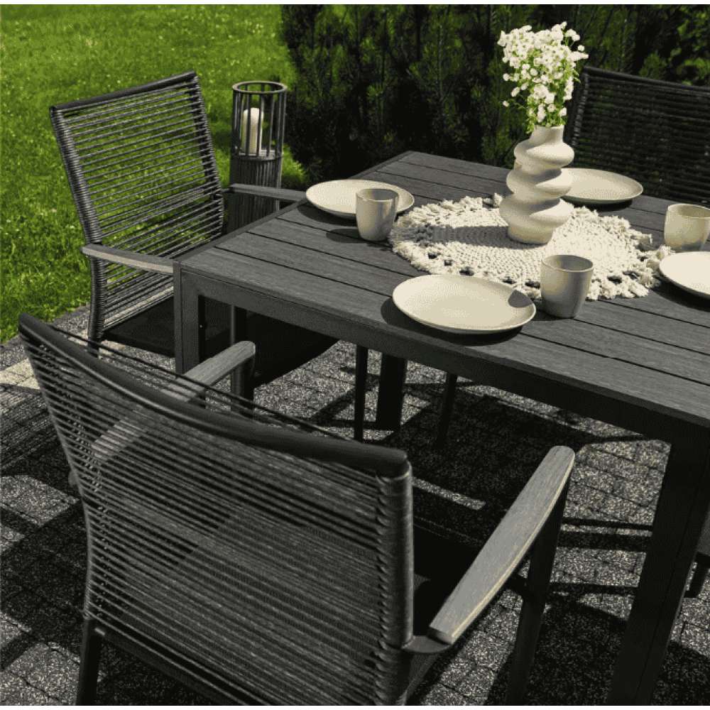 Стол Di Volio Pesaro 90см серый