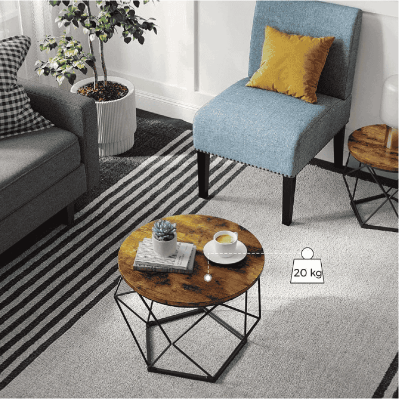 Комплект з 2 журнальних столиків Leobert Watson в стилі Loft
