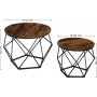Комплект журнальных столиков Leobert Watson 2 шт в стиле Loft