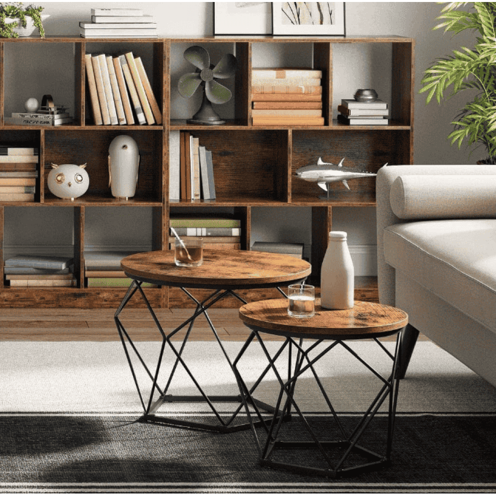 Комплект журнальных столиков Leobert Watson 2 шт в стиле Loft