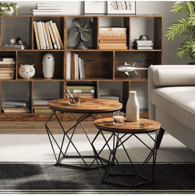 Комплект з 2 журнальних столиків Leobert Watson в стилі Loft