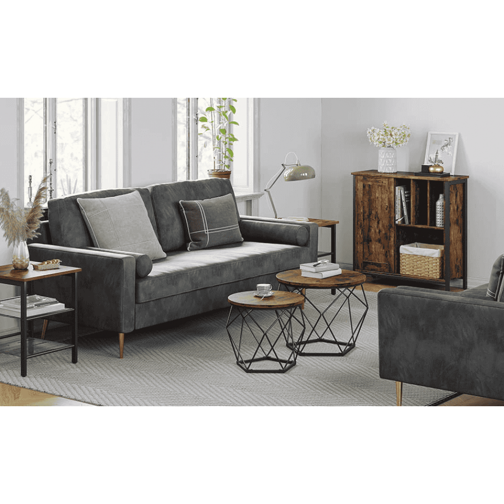 Комплект журнальных столиков Leobert Watson 2 шт в стиле Loft