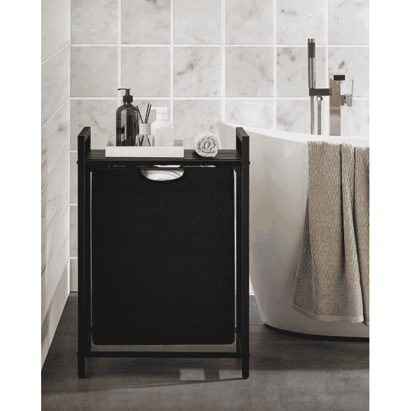 Корзина для белья Leobert Napoli 65 л в стиле Loft черный