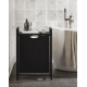 Корзина для белья Leobert Napoli 65 л в стиле Loft черный