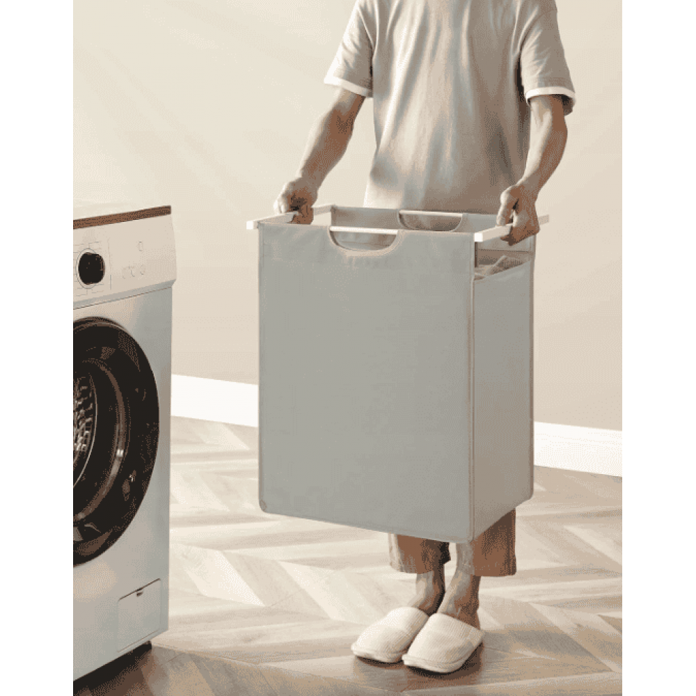 Корзина для белья Leobert Napoli 65 л в стиле Loft белый