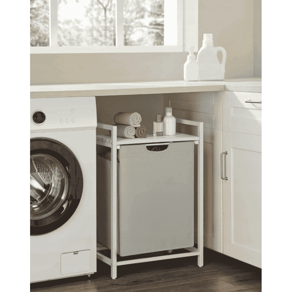 Корзина для белья Leobert Napoli 65 л в стиле Loft белый