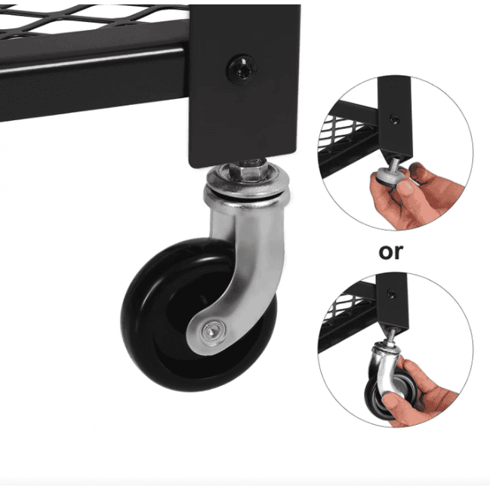 Стеллаж Leobert Flash на колесах в стиле Loft