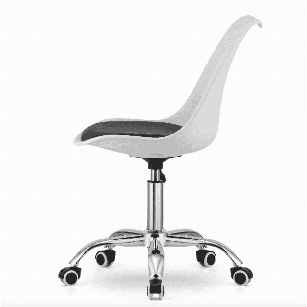 Офісне крісло Leobert Alba біло-чорне