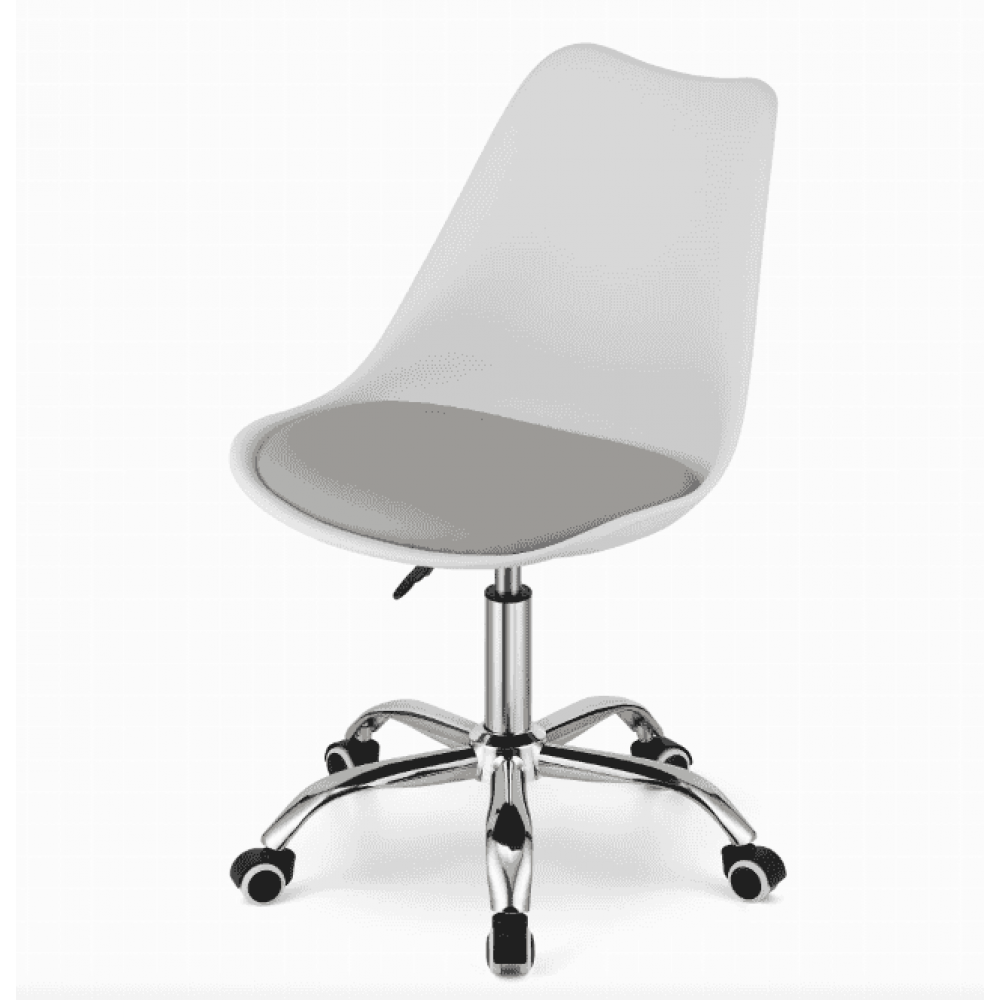 Офисное кресло Leobert Alba бело-серый