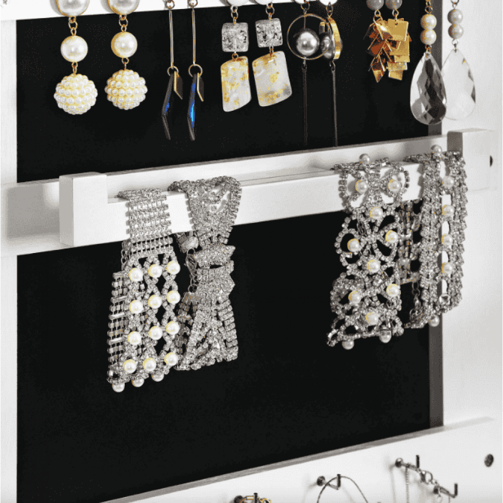 Напольное зеркало-шкаф Leobert Inessa белый