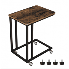 Журнальный столик приставной Leobert Angel на колесиках в стиле Loft Журнальный столик приставной Leobert Angel на колесиках в стиле Loft