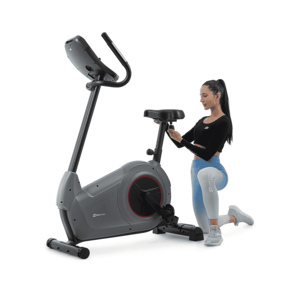 Велотренажер HS-100H Solid iConsole+ серый