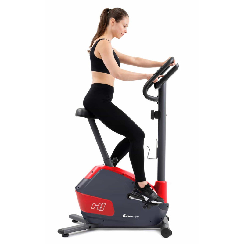 Велотренажер Hop-Sport 035H Leaf Black/Red