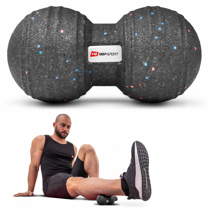 Массажный мяч двойной EPP 120 мм Hop-Sport HS-P120DMB