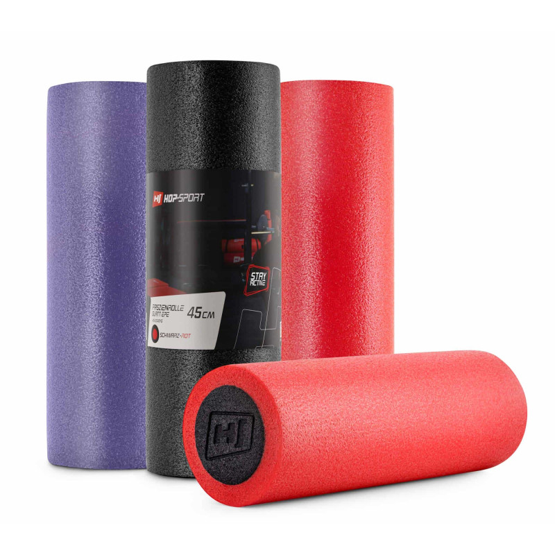 Масажний ролик Hop-Sport EPE 45 см чорний