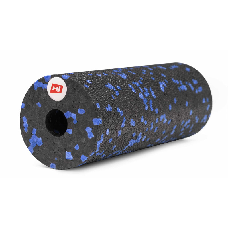 Мини массажный ролик (валик, роллер) Hop-Sport EPP 15см HS-P015YG черно-синий