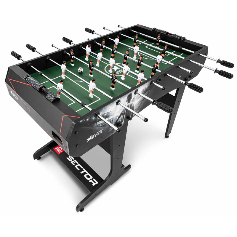 Настільний футбол Hop-Sport Sector Black/White