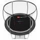 Батут Hop-Sport Premium 10ft (305см) черно-серый с внутренней сеткой