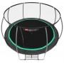 Батут Hop-Sport Premium Black/Green 427 см с внутренней сеткой