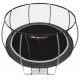 Батут Hop-Sport Premium 14ft (427см) черно-серый с внутренней сеткой