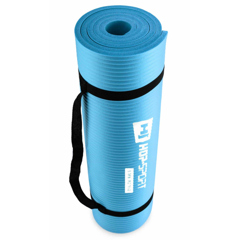 Мат для фітнесу Hop-Sport N010GM 1 см Blue