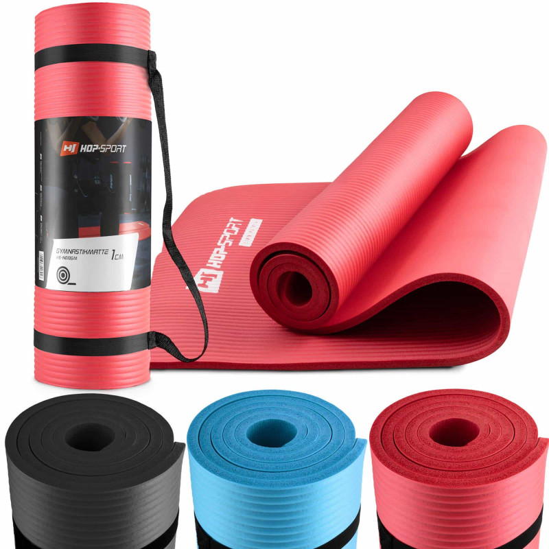 Мат для фітнесу Hop-Sport N010GM 1 см Red