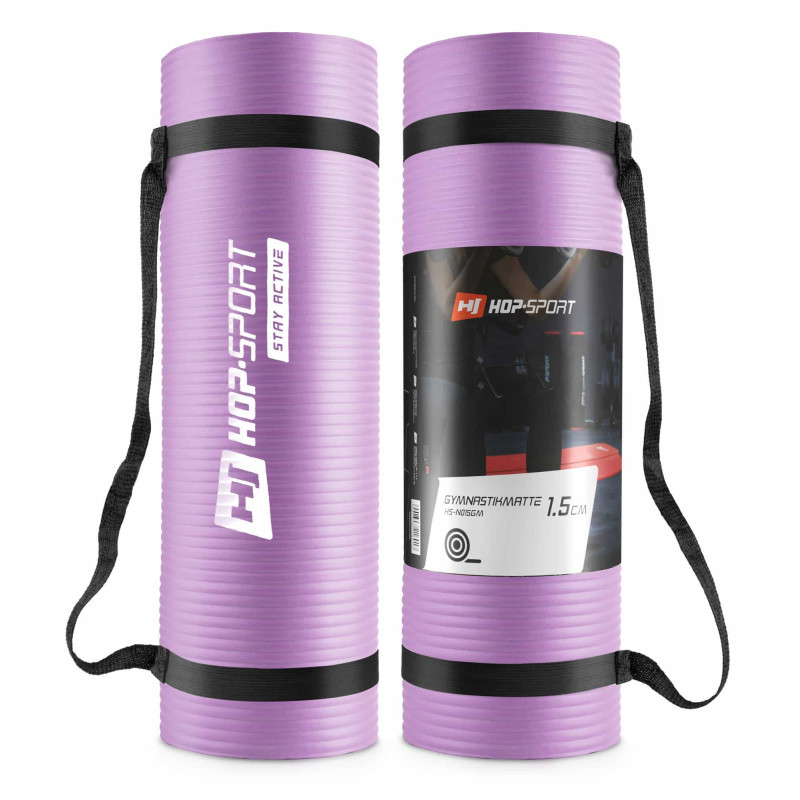 Мат для фітнесу Hop-Sport N015GM 1,5 см Violet