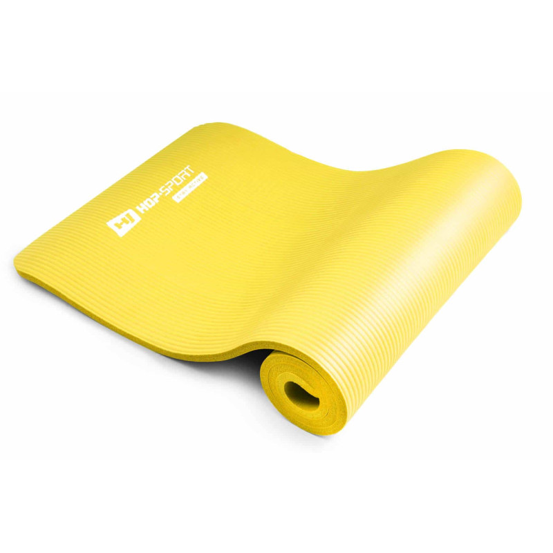 Мат для фитнеса и йоги Hop-Sport HS-N015GM 1,5см желтый