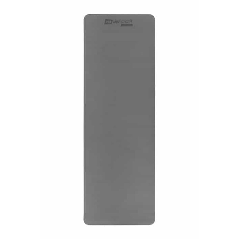 Мат для фитнеса и йоги Hop-Sport TPE 0,6см HS-T006GM серый