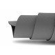 Мат для фитнеса и йоги Hop-Sport TPE 0,6см HS-T006GM серый
