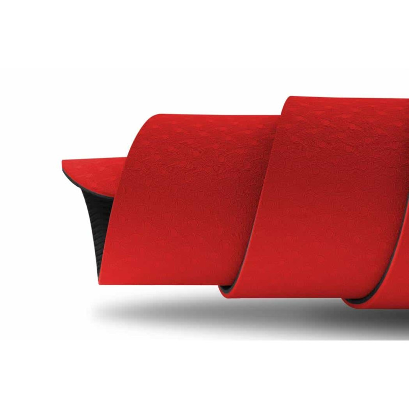 Мат для фитнеса и йоги Hop-Sport TPE 0,6см HS-T006GM красный