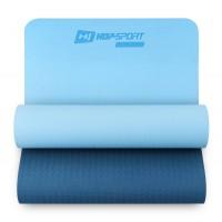 Мат для фитнеса Hop-Sport T006GM TPE 0,6 см Blue/Light Blue