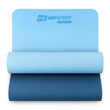 Мат для фітнесу Hop-Sport T006GM TPE 0,6 см Blue/Light Blue