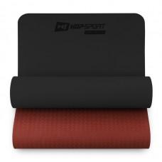 Мат для фітнесу Hop-Sport T006GM TPE 0,6 см Black/Red