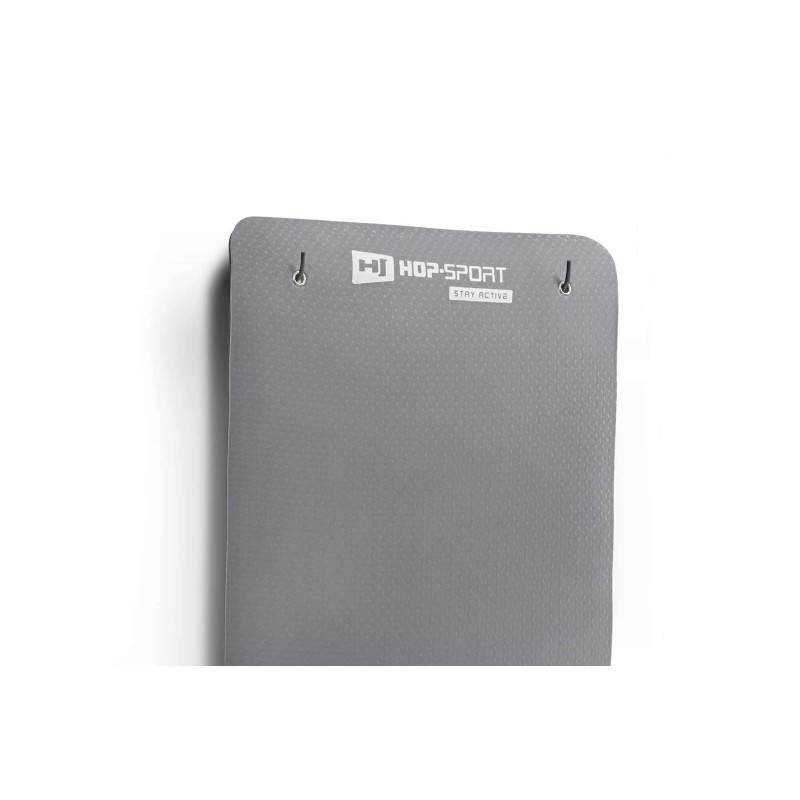Мат для фітнесу з отворами Hop Sport T008GM TPE 0,8 см Black/Gray