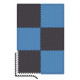 Мат-пазл з 6 частин Hop-Sport A010PM EVA 1 см Black/Blue