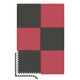 Мат-пазл з 6 частин Hop-Sport A010PM EVA 1 см Black/Red