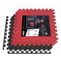 Мат-пазл з 6 частин Hop-Sport A010PM EVA 1 см Black/Red