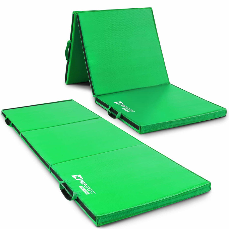 Гімнастичний мат 5 см Hop-Sport 065FM Green