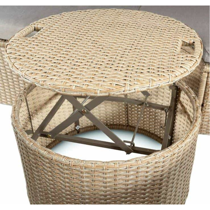 Садовая мебель из искусственного ротанга DiVolio Milano Beige