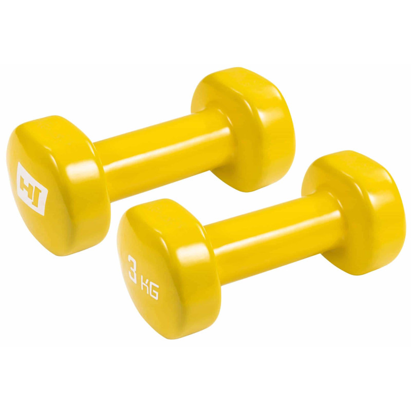 Гантели для фитнеса виниловые круглые Hop-Sport HS-V030DC 2х3кг
