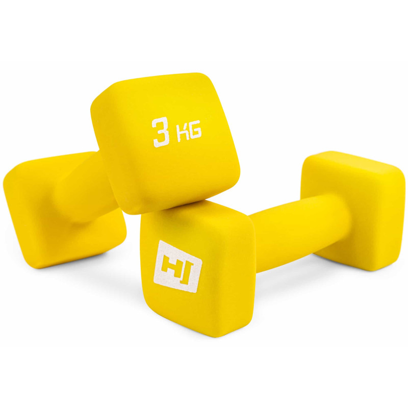Гантелі неопренові квадратні Hop-Sport 2 x 3 кг